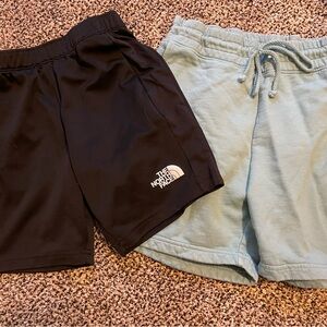 The North Face boy’s Black Shorts and sweat shorts